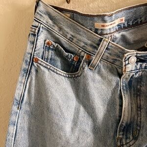 Levi’s Ribcage Wide Leg Light Blue Jeans